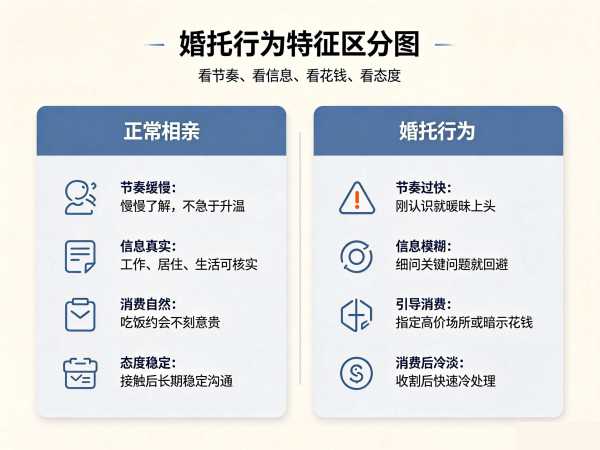 婚恋交友行为辨别参考图