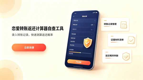 相亲转账纠纷追回测算工具 恋爱转账返还计算器自查工具