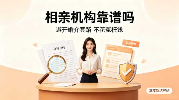 相亲机构避坑技巧